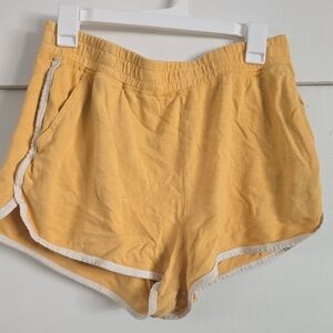 Spell Soleil Shorts In Yellow 70s Retro Inspired